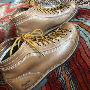 Thorogood 1892 natural cxl lace to toe roofer boot